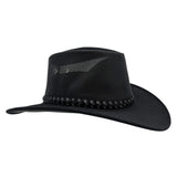 Jacaru 1066 Rizon Soft Vegan Leather Breeze Hat - Mesh Crown (Made in Australia)