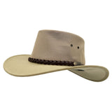 Jacaru 1066 Rizon Soft Vegan Leather Breeze Hat - Mesh Crown (Made in Australia)