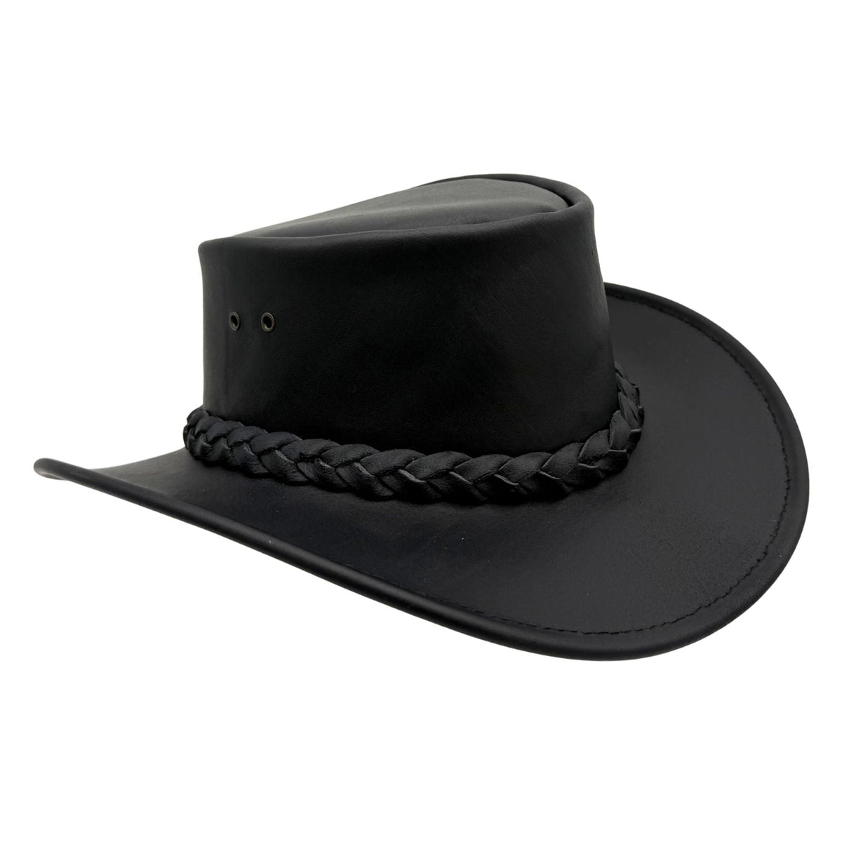 Jacaru 1069 Buffalo Leather Hat - Water Resistant UPF 50+ & 10 Year Warranty (Made in Australia)
