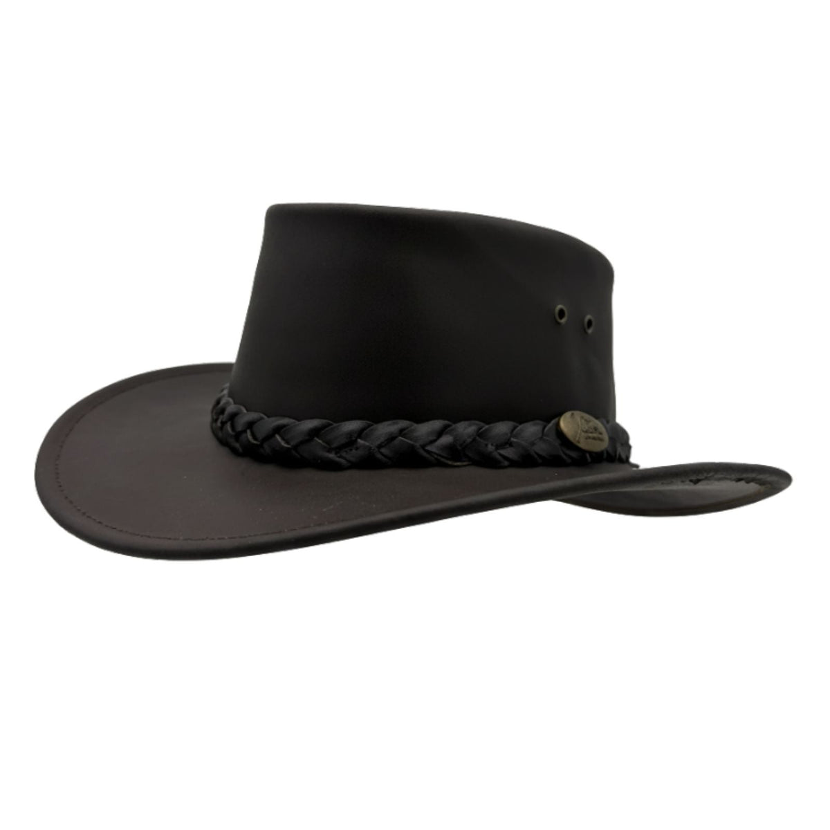 Jacaru 1069 Buffalo Leather Hat - Water Resistant UPF 50+ & 10 Year Warranty (Made in Australia)