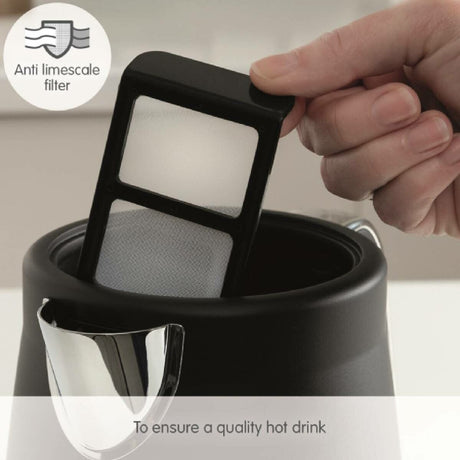 Morphy Richards Illumination Black Stainless Steel Jug Kettle 108020