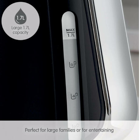 Morphy Richards Illumination Black Stainless Steel Jug Kettle 108020