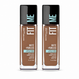 2x Maybelline 30ml Fit Me Matte + Poreless Foundation - 362 Truffle