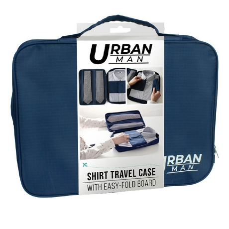 Urban Travel Shirt Organiser Bag  Case Pouch 36cm x 26cm x 5cm in Blue