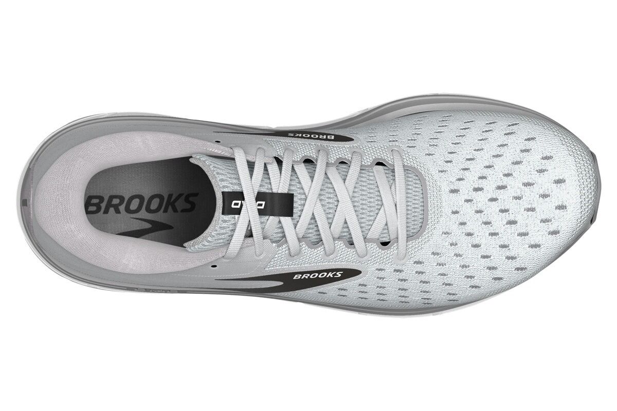 Mens Brooks Dyad 11 Running Shoes in Grey/Black/White – Size 11.5, 2E Width