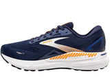 Mens Brooks Adrenaline GTS 23 Running Shoes in Peacoat/Ultramarine/Orange – Size 11.5
