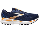 Mens Brooks Adrenaline GTS 23 Running Shoes in Peacoat/Ultramarine/Orange – Size 11.5