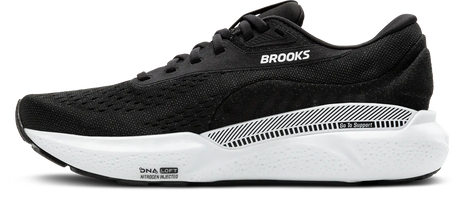 Brooks Adrenaline GTS 24 Mens Running Shoes Support Cushioned 12mm Drop in Black/White