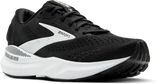 Brooks Adrenaline GTS 24 Mens Running Shoes Support Cushioned 12mm Drop in Black/White