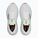 Brooks Adrenaline GTS 24 Mens Running Shoes Stability Support in White/Gecko/Atomizer