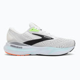 Brooks Adrenaline GTS 24 Mens Running Shoes Stability Support in White/Gecko/Atomizer