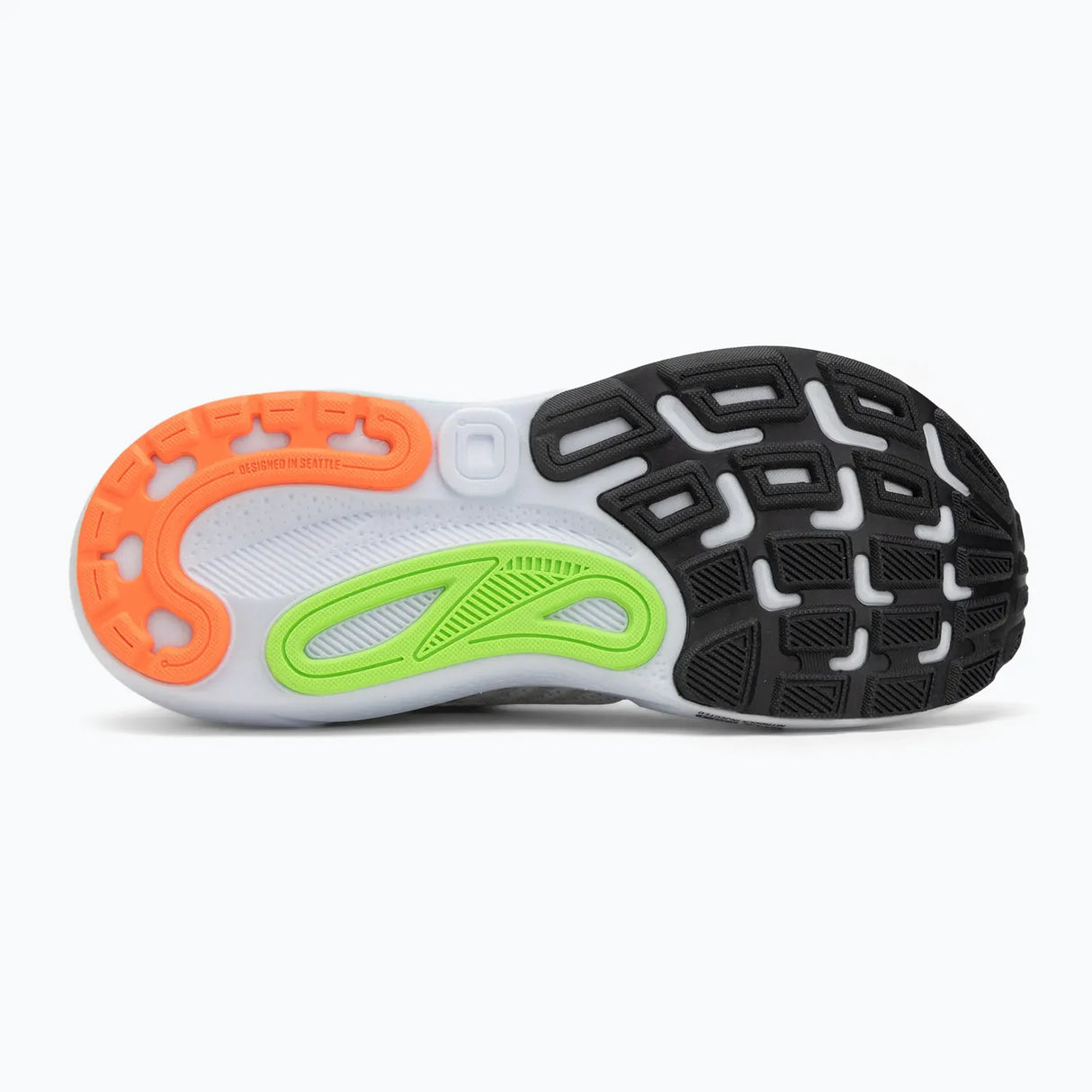 Brooks Adrenaline GTS 24 Mens Running Shoes Stability Support in White/Gecko/Atomizer