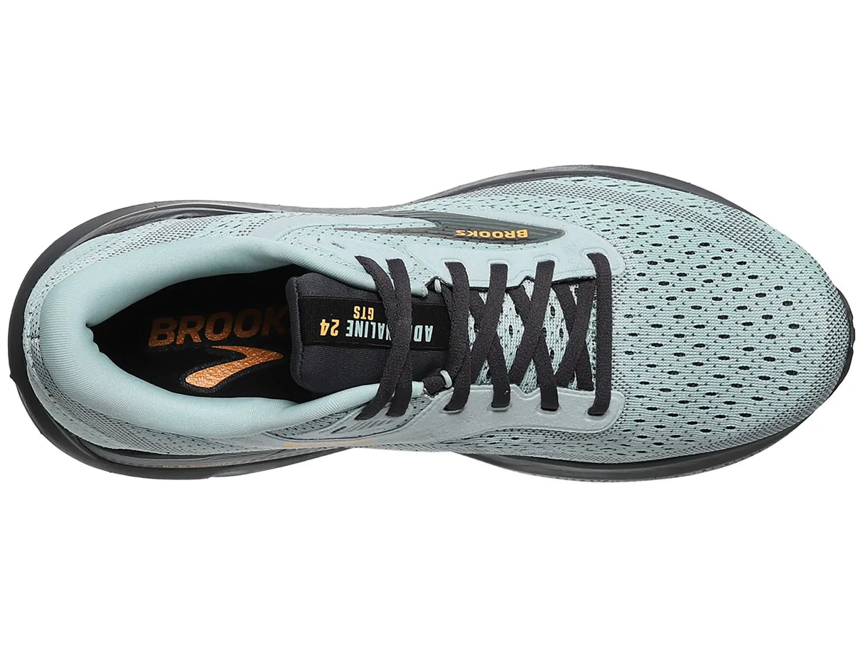 Brooks Adrenaline GTS 24 Mens Running Shoes Stability DNA Loft v3 in Sky/Ebony