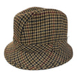 Failsworth Norfolk Tweed Bucket Hat - Brown Houndstooth (Made in UK) - L