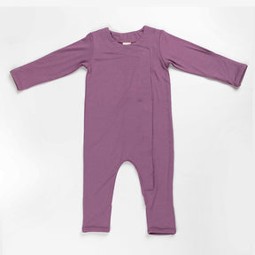 Ponchik Babies & Kids Magnetic Bamboo Bodysuit - Plum (Onesie)