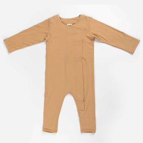 Ponchik Babies & Kids Magnetic Bamboo Bodysuit - Toffee (Onesie)