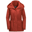 Jack Wolfskin Womens Fairway Ecosphere Warm Jacket (Waterproof Windproof) - Mexican Pepper