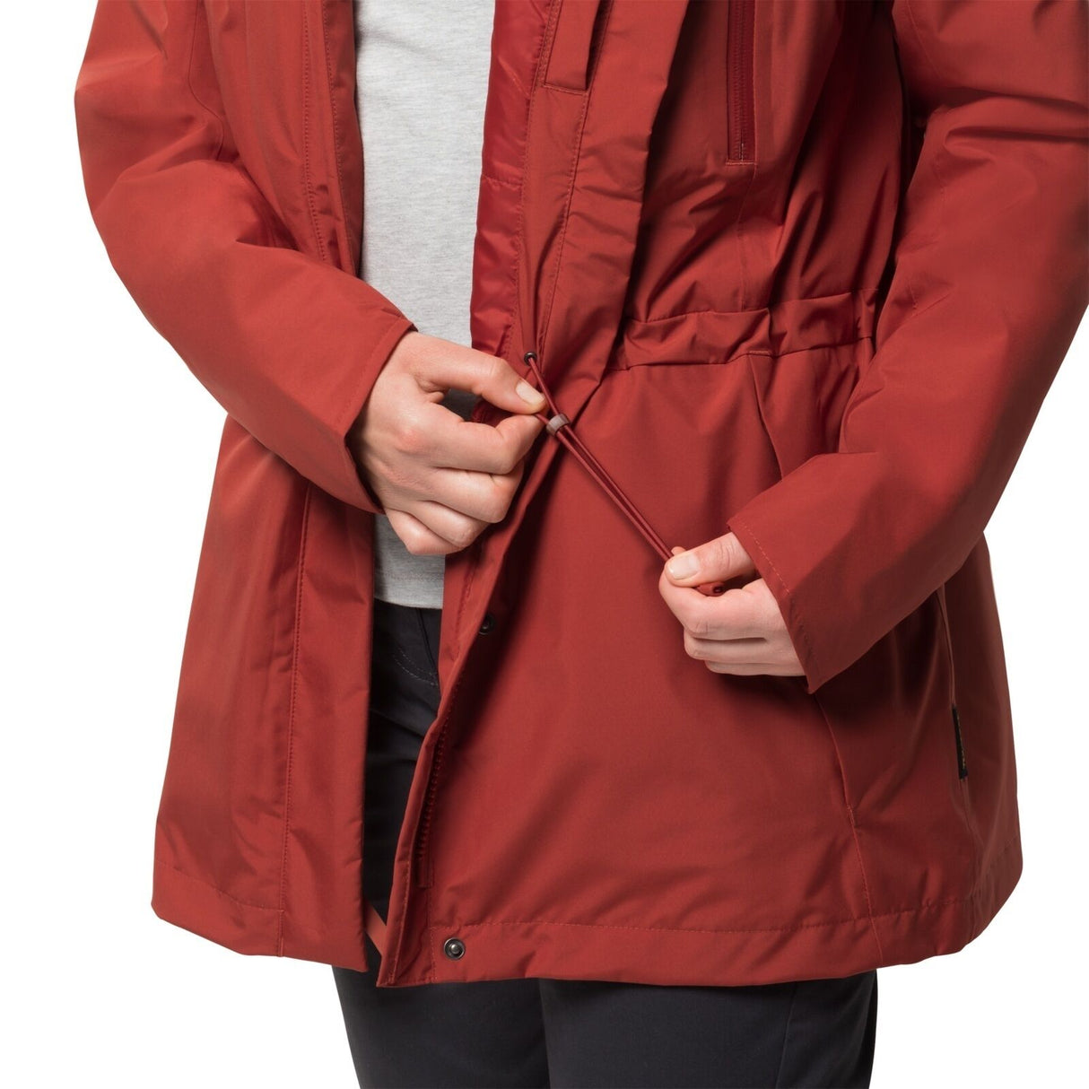 Jack Wolfskin Womens Fairway Ecosphere Warm Jacket (Waterproof Windproof) - Mexican Pepper