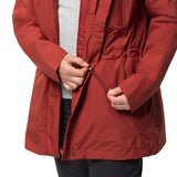 Jack Wolfskin Womens Fairway Ecosphere Warm Jacket (Waterproof Windproof) - Mexican Pepper