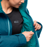 Jack Wolfskin Karelia Trail Ecosphere Womens Thermal Jacket - Celestial Blue - XS