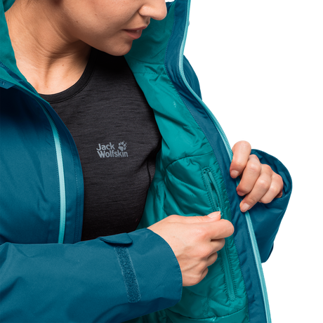 Jack Wolfskin Karelia Trail Ecosphere Womens Thermal Jacket - Celestial Blue - XS