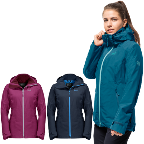 Jack Wolfskin Womens Thermal Jacket Karelia Trail Ecosphere - Celestial Blue