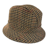 Failsworth Norfolk Tweed Bucket Hat - Brown Houndstooth (Made in UK)