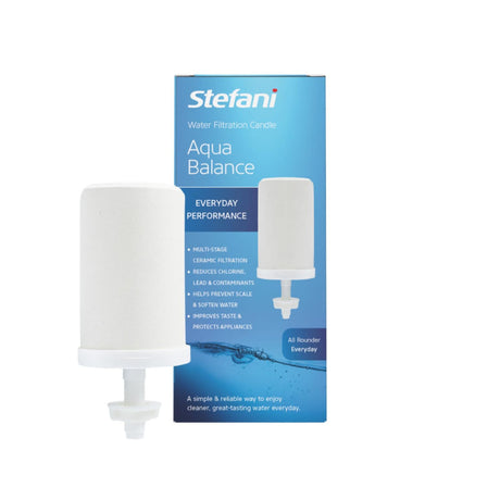 Stefani Aqua Balance Ceramic Water Filter Cartridge - Replacement Candle