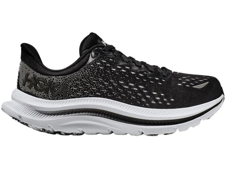 Mens HOKA Kawana Running Shoes Lightweight in Black White - Size 10