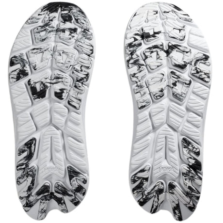 Mens HOKA Kawana Running Shoes Lightweight in Black White - Size 10