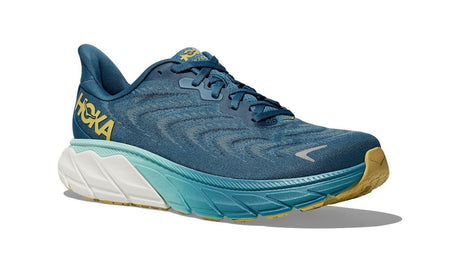 Hoka Arahi 6 Mens Running Shoes in Bluesteel / Sunlit Ocean (2023) - US 9