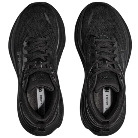Hoka Bondi 8 Mens Running Shoes in Triple Black / All Black (2023) - US 10.5