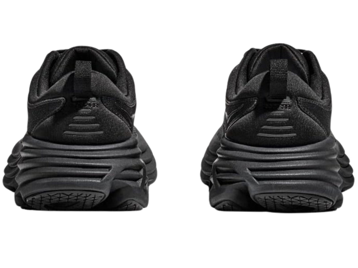 Hoka Bondi 8 Mens Running Shoes in Triple Black / All Black (2023) - US 10.5