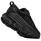 Hoka Bondi 8 Mens Running Shoes in Triple Black / All Black (2023) - US 10