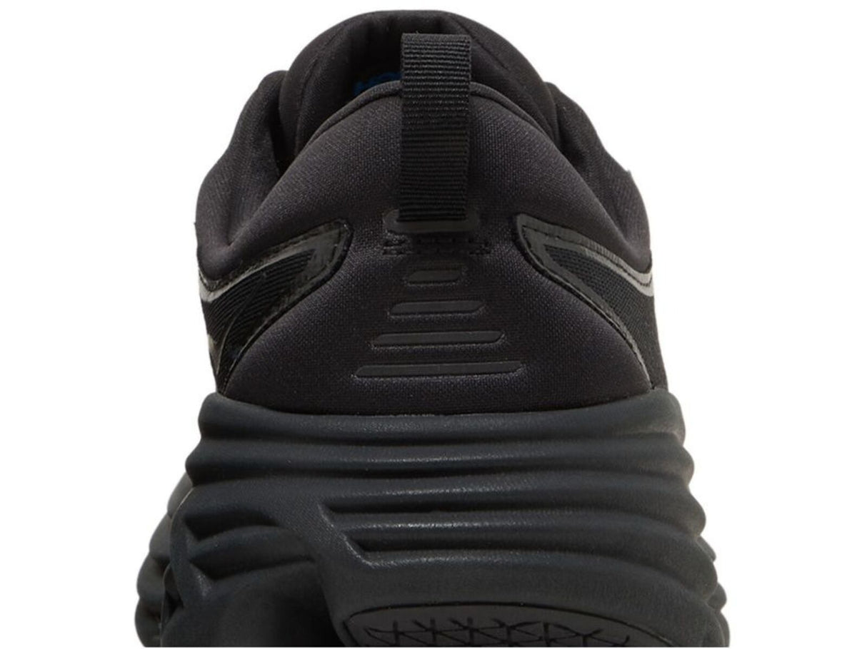 HOKA Mens Bondi 8 2E Wide Running Shoes Triple Black - US 10.5