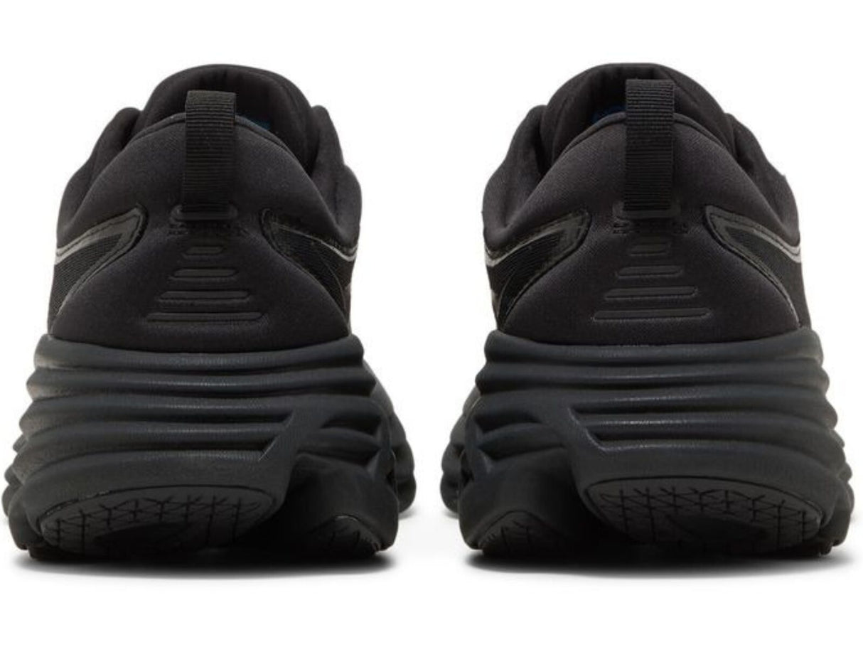HOKA Mens Bondi 8 2E Wide Running Shoes Triple Black - US 10.5