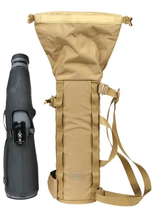 Mystery Ranch Spotting Scope Telescope Camera Lens Tripod Sling Bag in Coyote
