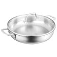 Pyrolux Radius 85 Stainless Steel 30cm/4.5L Chef Skillet/Saute Pan w/ Lids