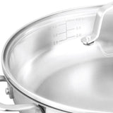 Pyrolux Radius 85 Stainless Steel 30cm/4.5L Chef Skillet/Saute Pan w/ Lids