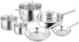 6-Piece Pyrolux Radius 85 Stainless Steel 18/10 Cookware Set