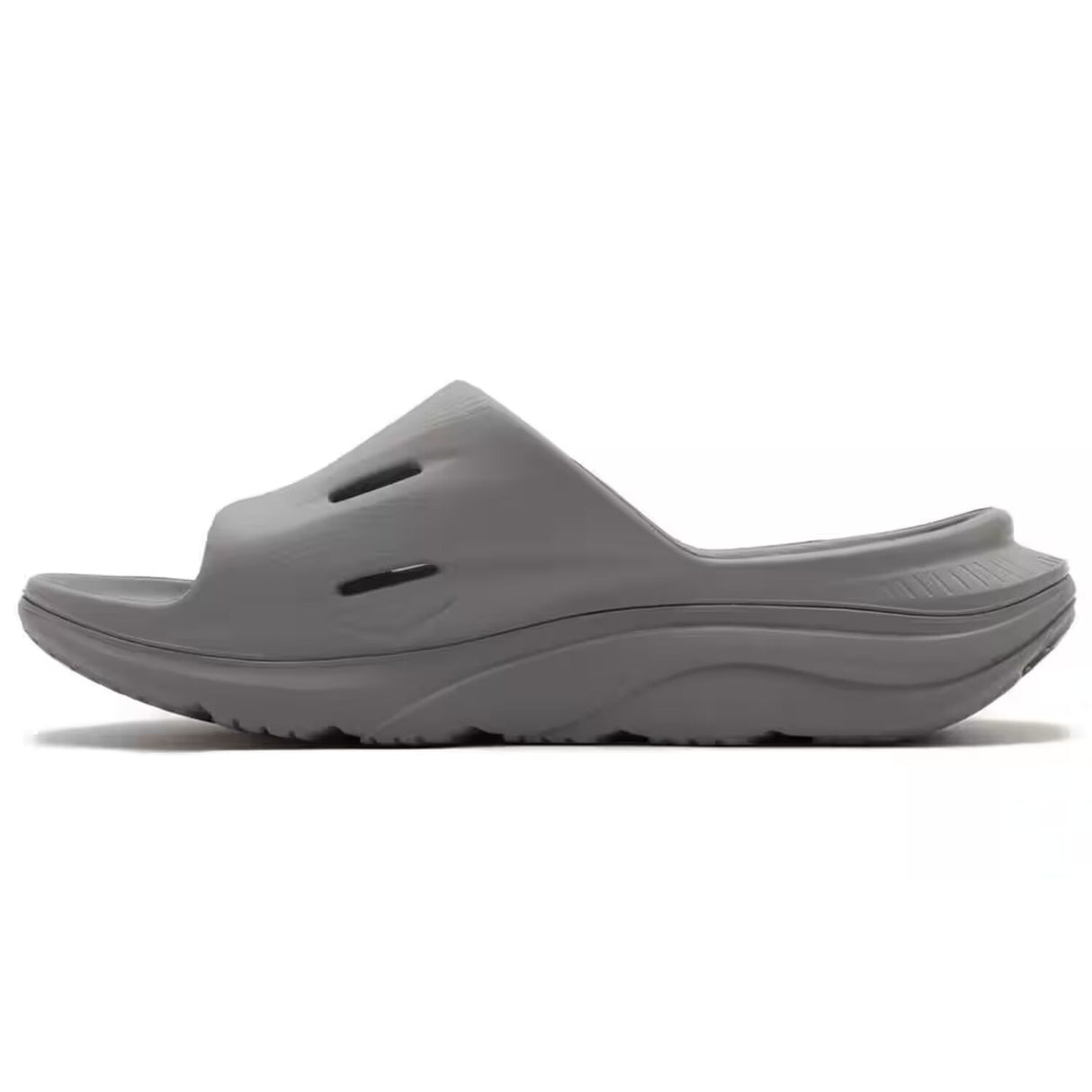Hoka Ora Recovery Slide 3 Unisex Sandals Comfort Cushion Meta-Rocker in Grey