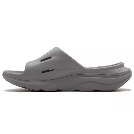Hoka Ora Recovery Slide 3 Unisex Sandals Comfort Cushion Meta-Rocker in Grey