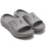 Hoka Ora Recovery Slide 3 Unisex Sandals Comfort Cushion Meta-Rocker in Grey