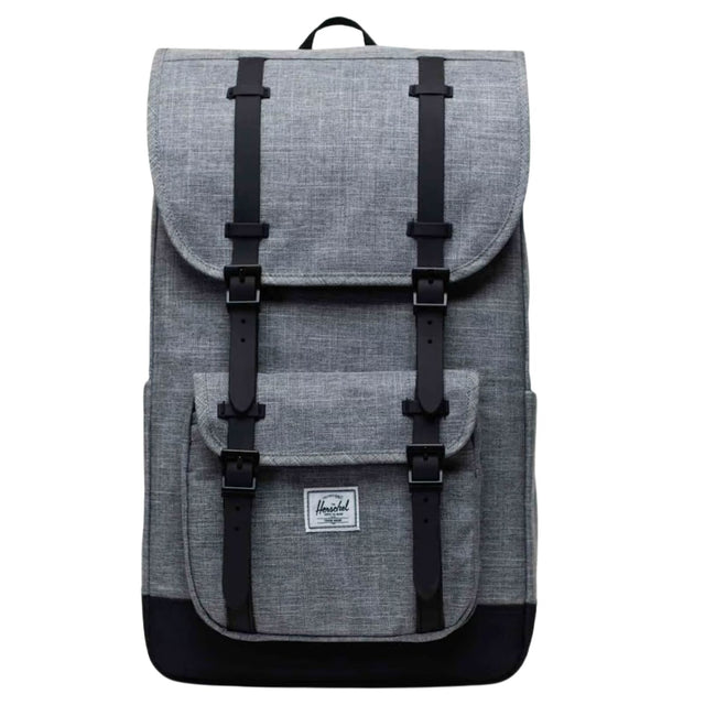 Herschel Little America Backpack Bag in Raven Crosshatch