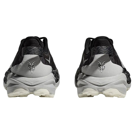 Hoka Speedgoat 6 Men’s Trail Running Shoes Vibram Megagrip CMEVA in Black/Stardust