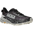 Hoka Speedgoat 6 Men’s Trail Running Shoes Vibram Megagrip CMEVA in Black/Stardust - US 10