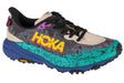 Hoka Speedgoat 6 Men’s Trail Running Shoes Vibram CMEVA in Oatmeal/Mountain Iris - US 13