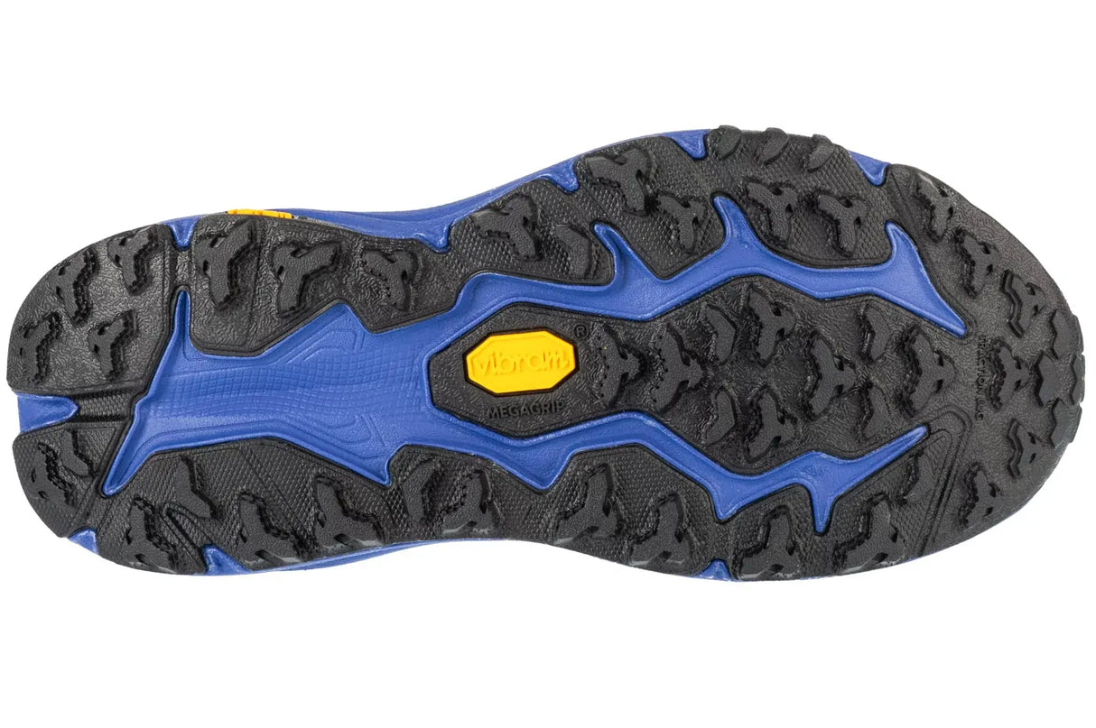 Hoka Speedgoat 6 Women’s Trail Running Shoes Vibram CMEVA in Oatmeal/Mountain Iris