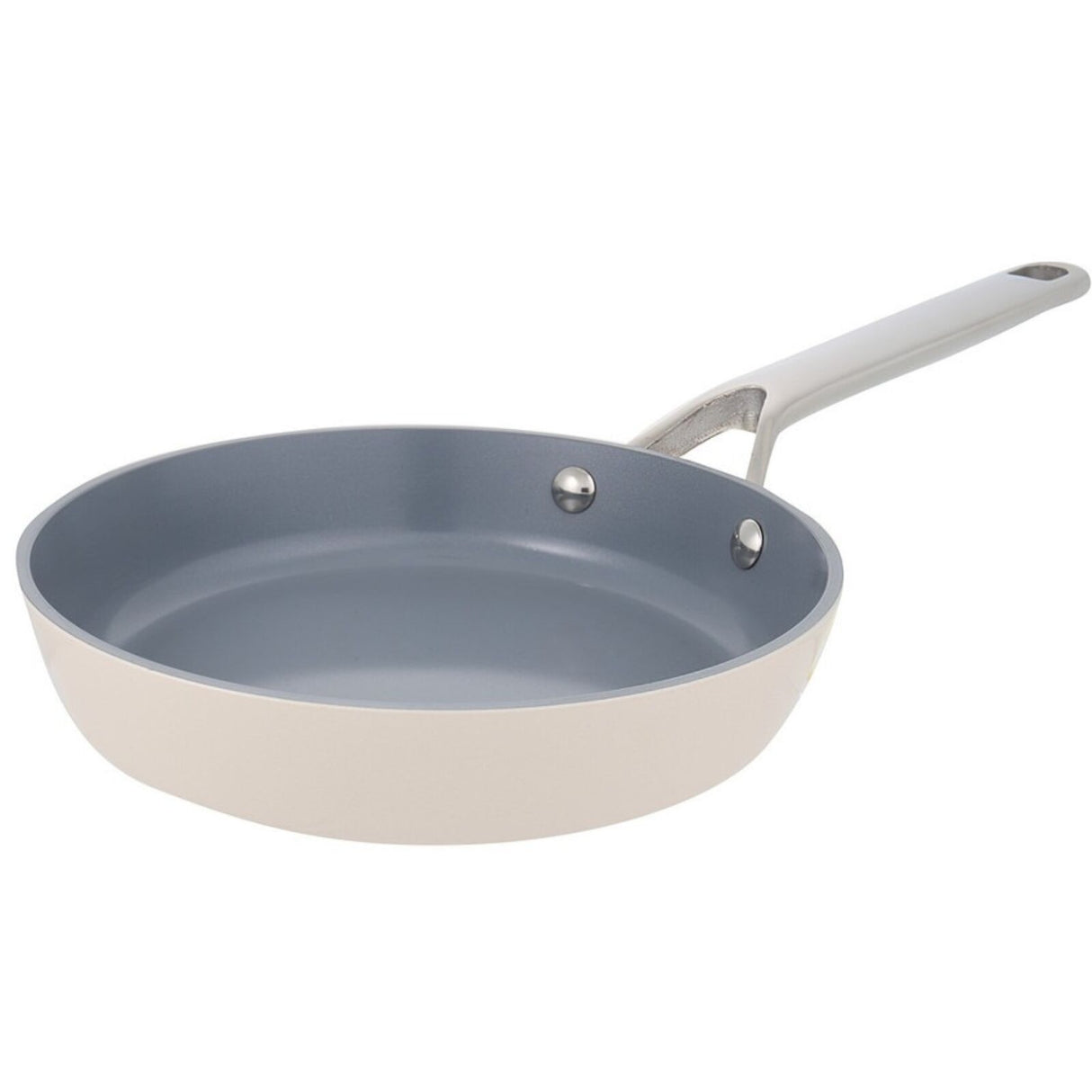 Pyrolux NEXGEN Ceramic Fry Pan 26cm Ivory | Recycled Aluminium, Non-Toxic Swiss Coating
