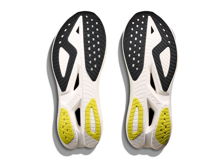 Hoka Mach X 3 Mens 2E Wide Running Shoes - Citrus/Neon Lime (Athletic Sneakers/Runners)